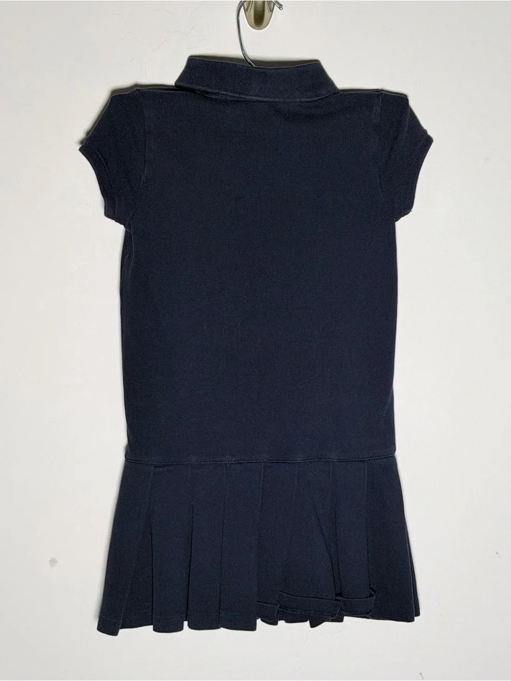 Ralph Lauren Navy Polo Dress with Pink Pony Logo